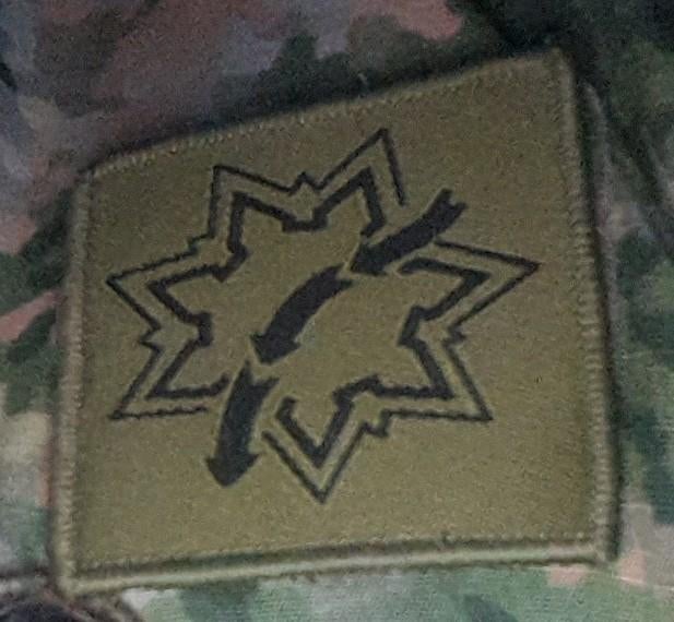 Borstembleem 5x5, Verzenden, Landmacht, Nederland, Embleem of Badge