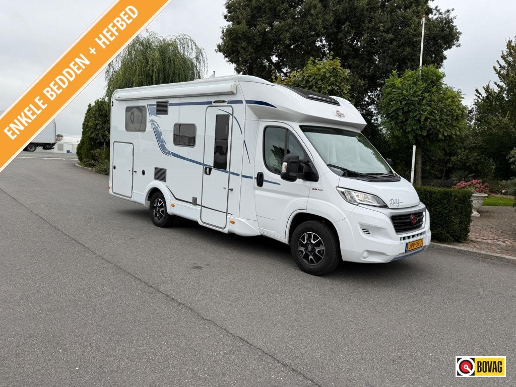 Bürstner Delfin 690 G Enkele bedden xl garage, Ringverwarming, Fiat, Bedrijf, Elektrische ramen