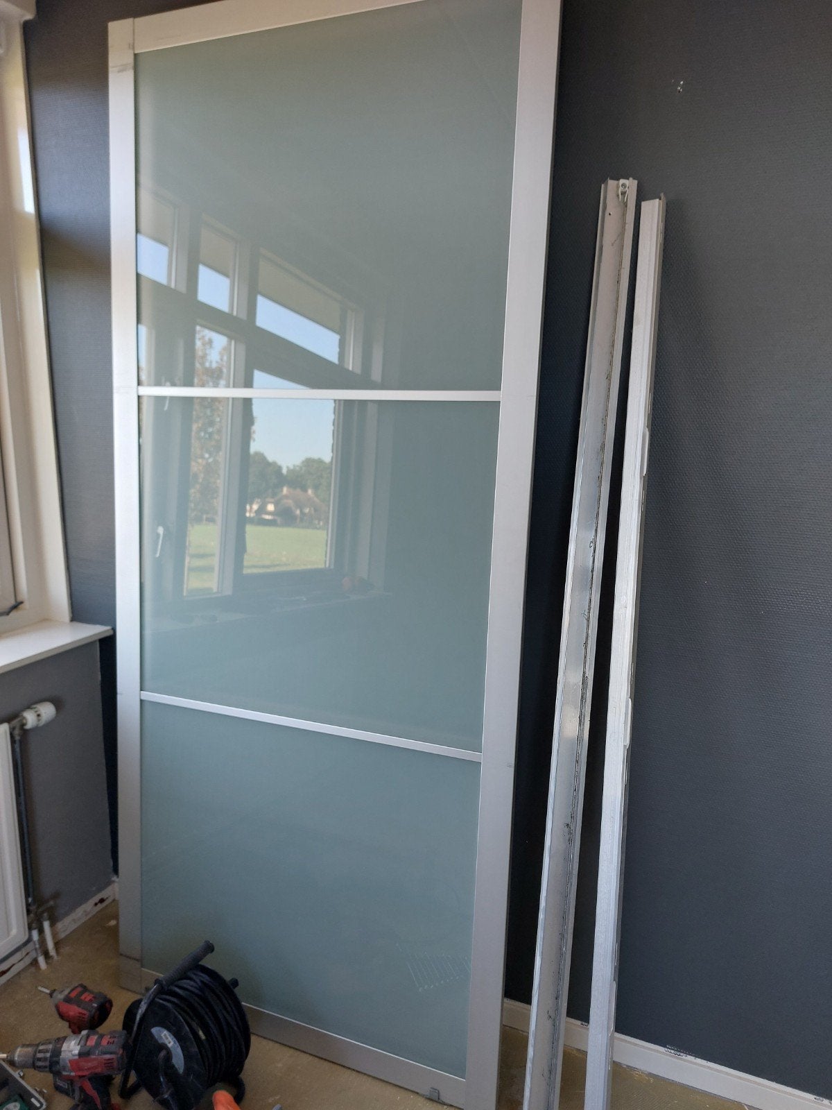 PAX Schuifdeur 100x236cm met rails, Huis en Inrichting, Ophalen, Gebruikt, 200 cm of meer, 200 cm of meer