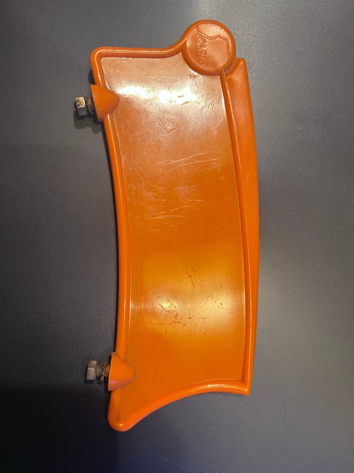 Oranje SPARTA spatbord plaatje, Fietsen en Brommers, Ophalen of Verzenden, Gebruikt, Overige typen, Sparta
