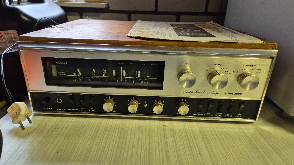 Sansui model 3000 project, Overige merken, Gebruikt, Ophalen of Verzenden, Minder dan 60 watt