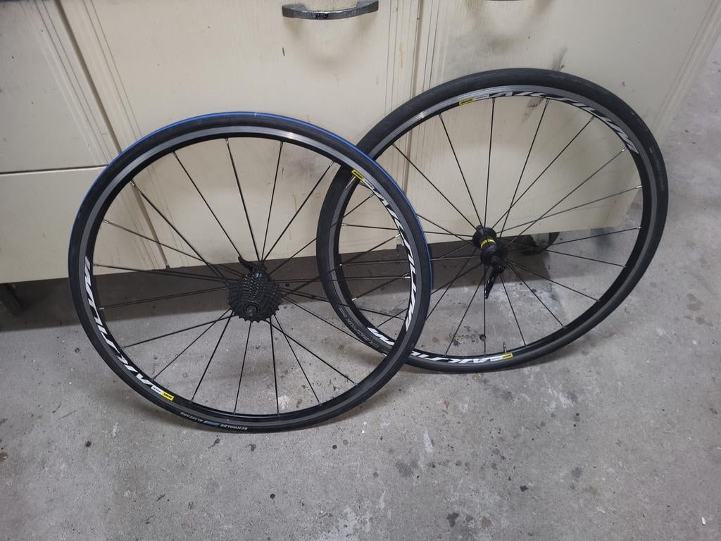 Mavic Aksium Wielset - Zo goed als nieuw, Wiel, Ophalen of Verzenden, Zo goed als nieuw, Aluminium
