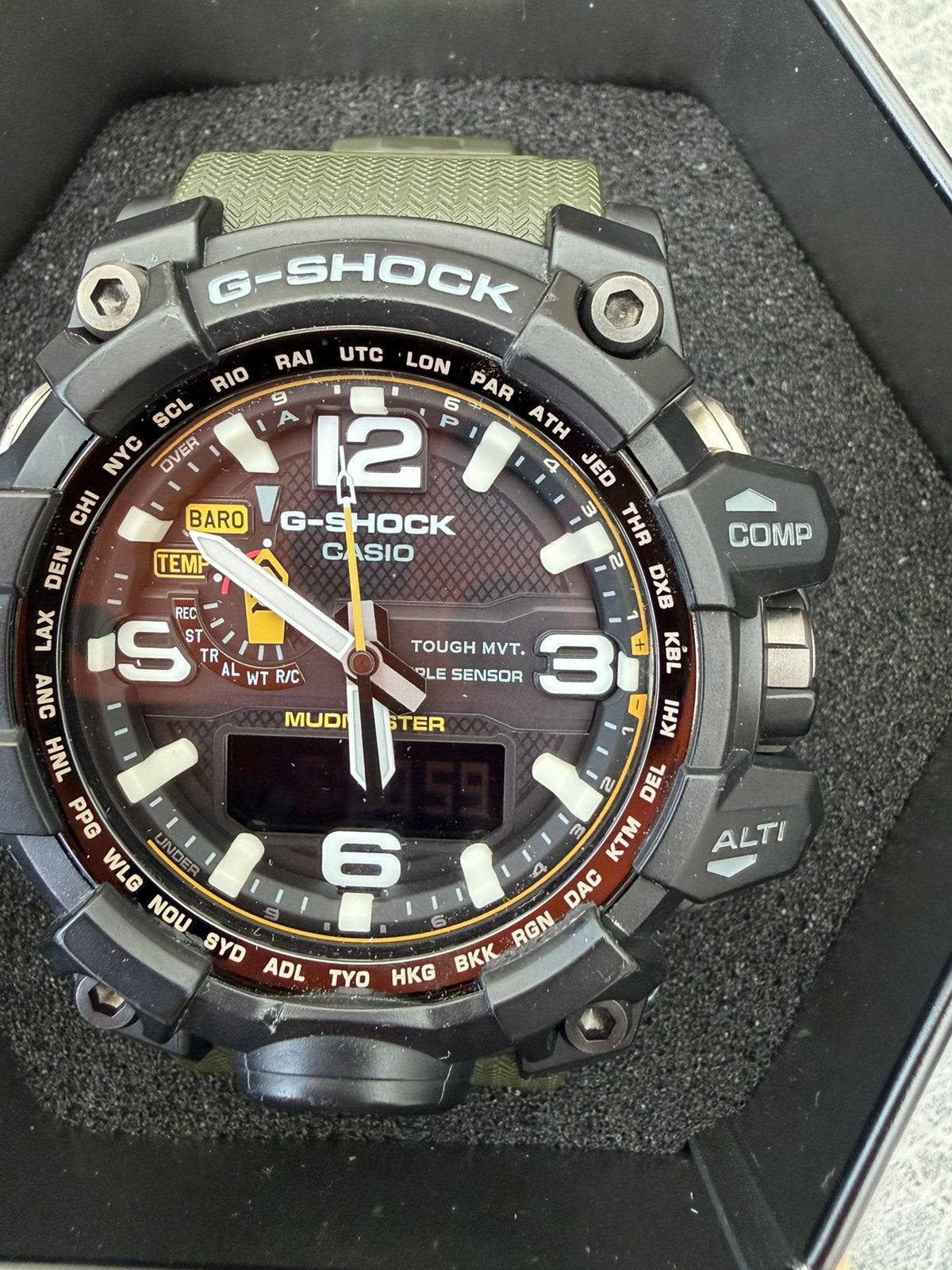 Casio G-Shock Mudmaster GWG-1000 - Zo goed als nieuw, Casio, Kunststof, Gebruikt, Polshorloge