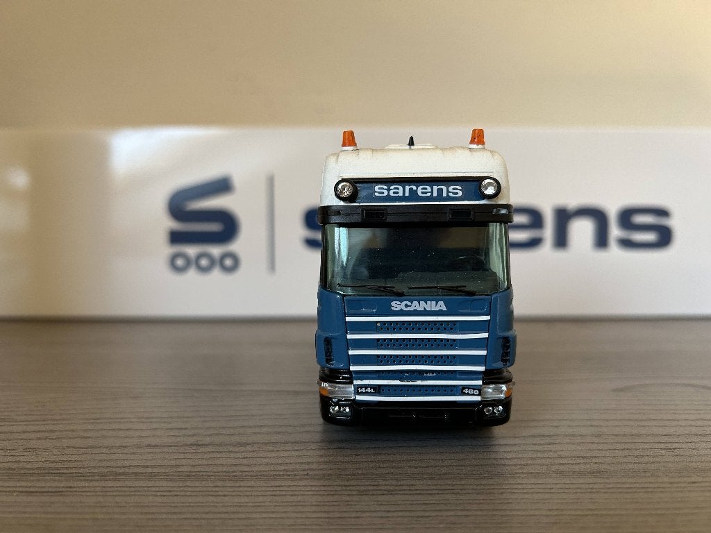 Sarens Scania Topline( 6x4 - 6x2) 1/50 Tekno, Hobby en Vrije tijd, Modelauto's | 1:50, Verzenden, Gebruikt, Bus of Vrachtwagen
