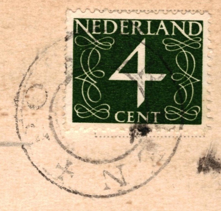 37135 Texel 1962 Schapenboet Gelopen met postzegel, Ophalen of Verzenden, 1960 tot 1980, Gelopen, Noord-Brabant
