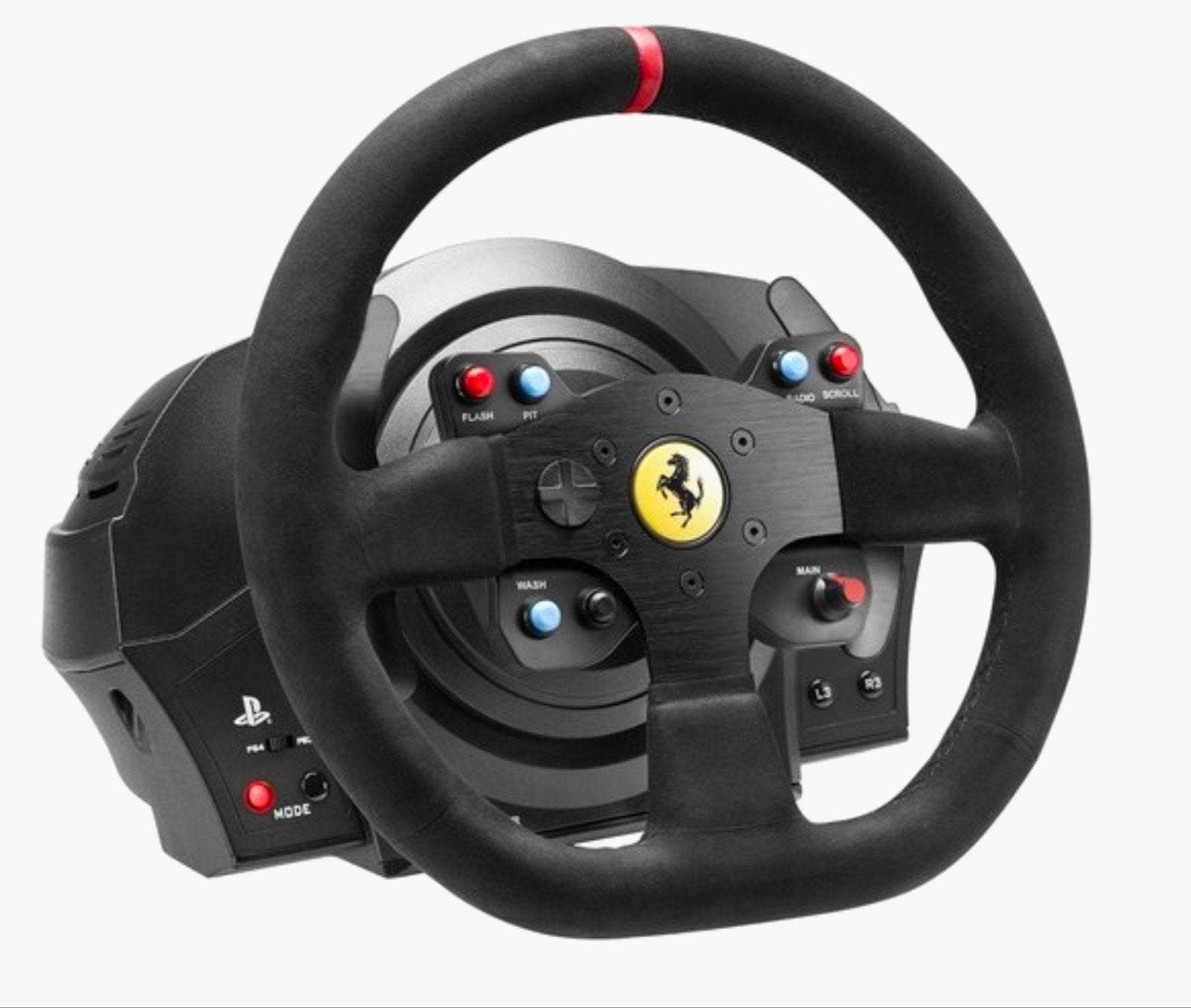Thrustmaster T300 Ferrari Alcantara + Wheelstandpro TX, PlayStation 4, Ophalen of Verzenden, Zo goed als nieuw, Stuur of Pedalen