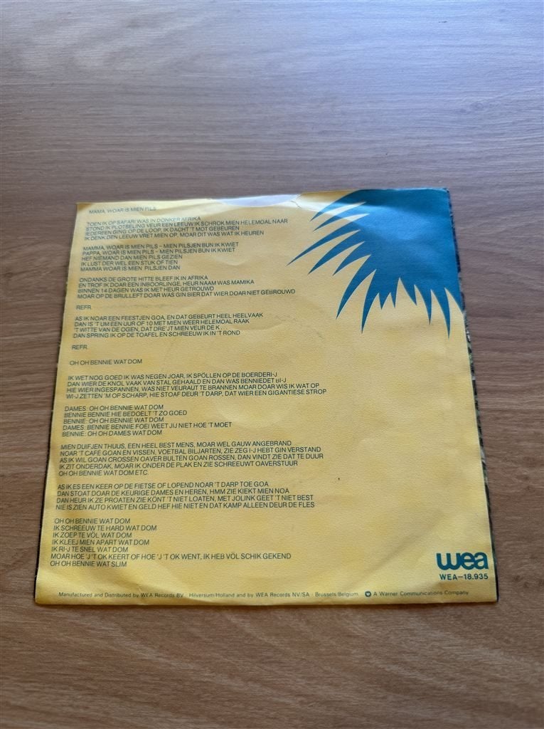 Normaal - Oh, oh Bennie wat dom, Cd's en Dvd's, Vinyl Singles, Ophalen of Verzenden, Zo goed als nieuw, Nederlandstalig