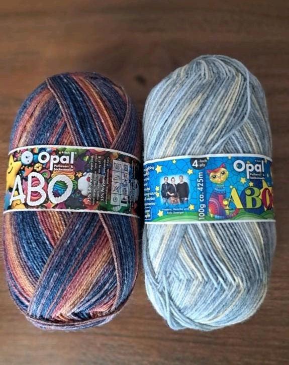 Opal ABO 4ply Sokkenwol Sokkengaren - 2 bollen, Hobby en Vrije tijd, Breien en Haken, Ophalen of Verzenden, Breien of Haken, Wol of Garen