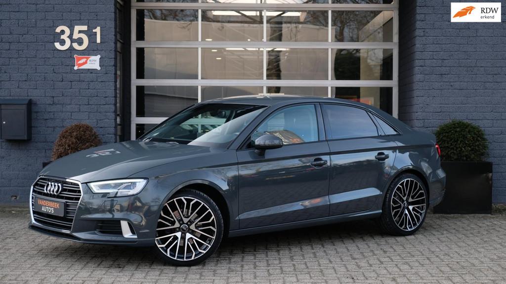 Audi A3 Limousine 2.0 TFSI quattro Sport 190PK Carplay|Virtu, Auto's, Automaat, Stof, Gebruikt, Zwart