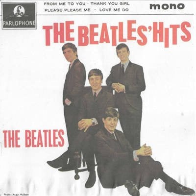 BEATLES  1963  "HITS" UNIEKE E.P. IN PRACHT KOPIE HOES B1959, Cd's en Dvd's, Gebruikt, 7 inch, Ophalen of Verzenden, Pop