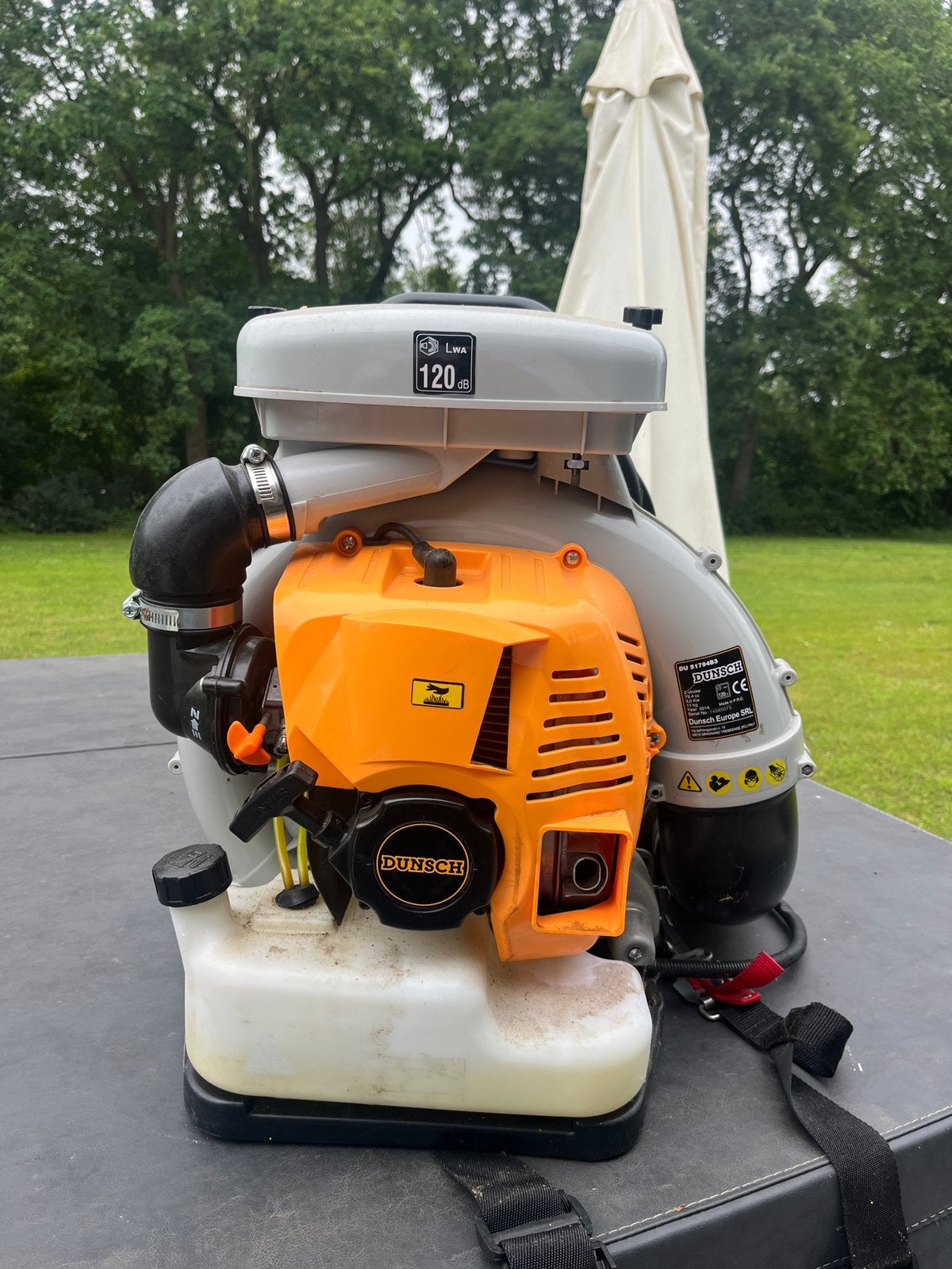 Bladblazer zwaar geschut, Tuin en Terras, Bladblazers, Ophalen, Zo goed als nieuw, Elektrisch