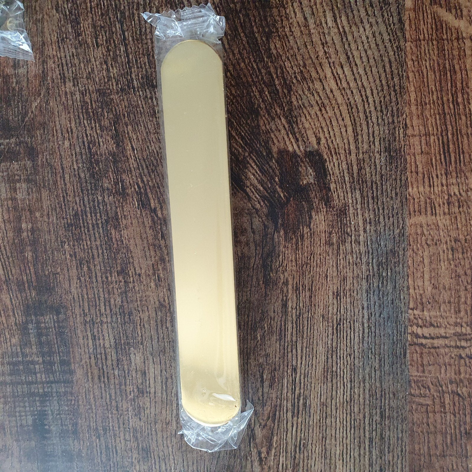 Gouden deurgrepen / meubelgrepen 128 mm hartmaat, Ophalen, Nieuw, Slot
