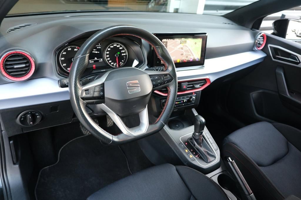 Seat Ibiza 1.0 EcoTSI FR DSG NW TYPE Navi Led Pdc Climate Cr, Auto's, Stof, Gebruikt, USB, Origineel Nederlands