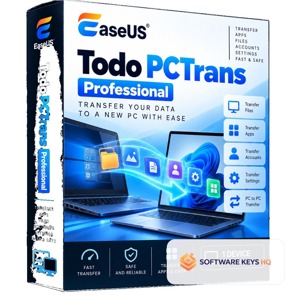 EaseUS Todo PCTrans Pro Licentie Key - Levenslang - 1 PC, Ophalen of Verzenden, Windows