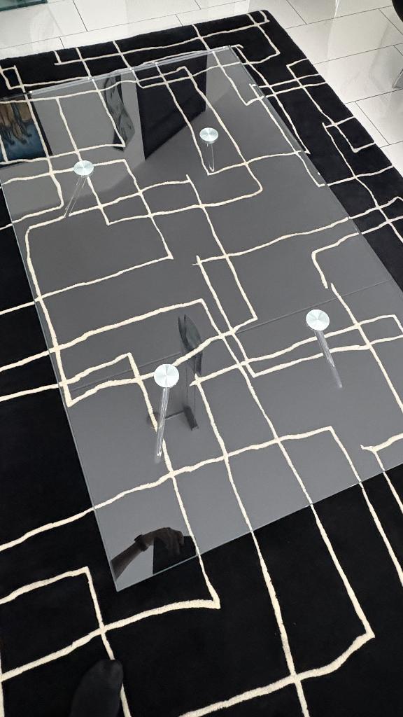 Maupertuus glaze salontafel 160x100x30 cm, Huis en Inrichting, Ophalen, 50 tot 100 cm, 150 tot 200 cm, Modern