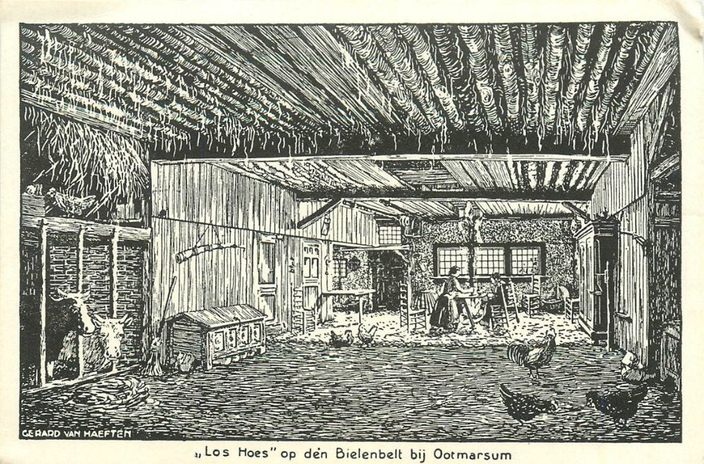 379-185-003 Ootmarsum  Los Hoes, Verzamelen, Ophalen of Verzenden, Voor 1920, Overijssel