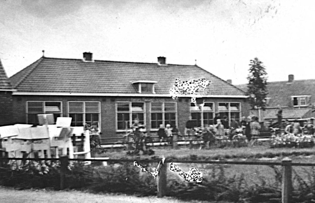 804494 Kats Zeeland 1958 Prinses Margriet School Gelopen, Ophalen of Verzenden, 1940 tot 1960, Gelopen, Zeeland