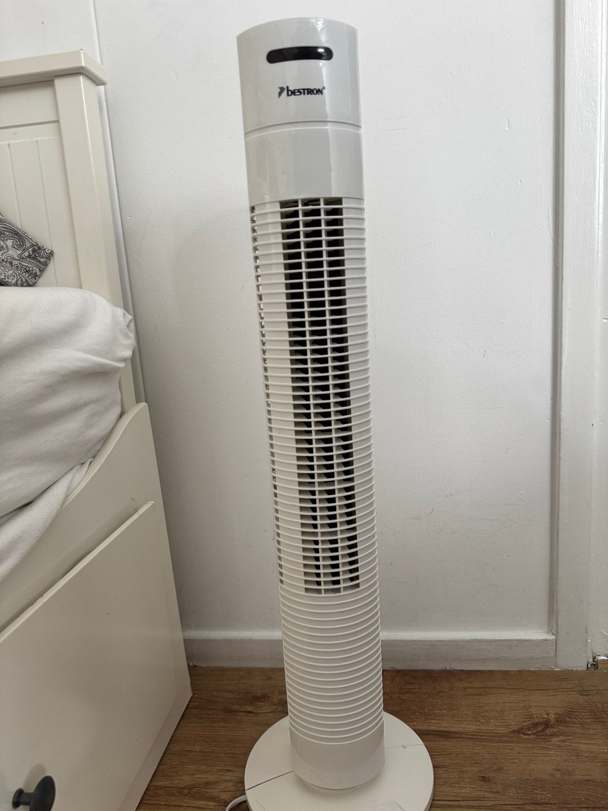 Bestron Torenventilator met 3 snelheden en timer, Witgoed en Apparatuur, Ventilatoren, Ophalen of Verzenden, Gebruikt, Torenventilator