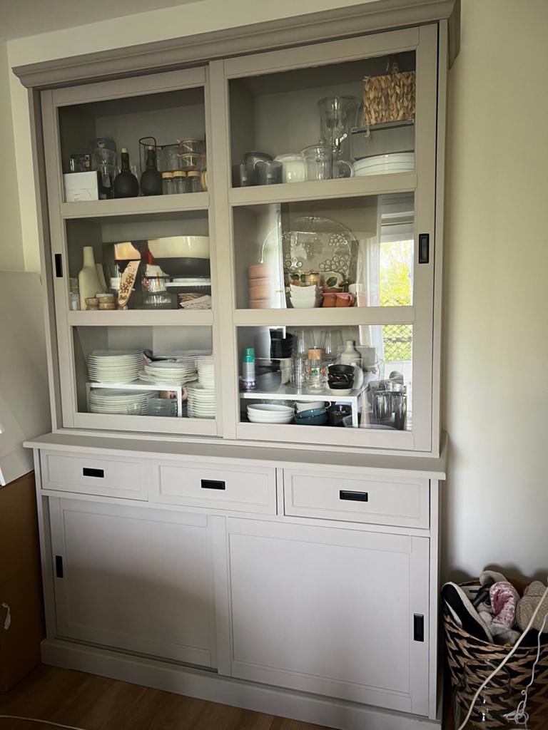 Ikea Larsfrid buffetkast 154x226cm - licht beschadigd, Ophalen, Gebruikt, 200 cm of meer, 150 tot 200 cm