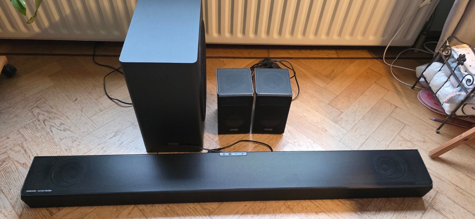 Samsung Harman Kardon HW-Q90R Soundbar, Soundbar, 70 watt of meer, Zo goed als nieuw, Overige spelers
