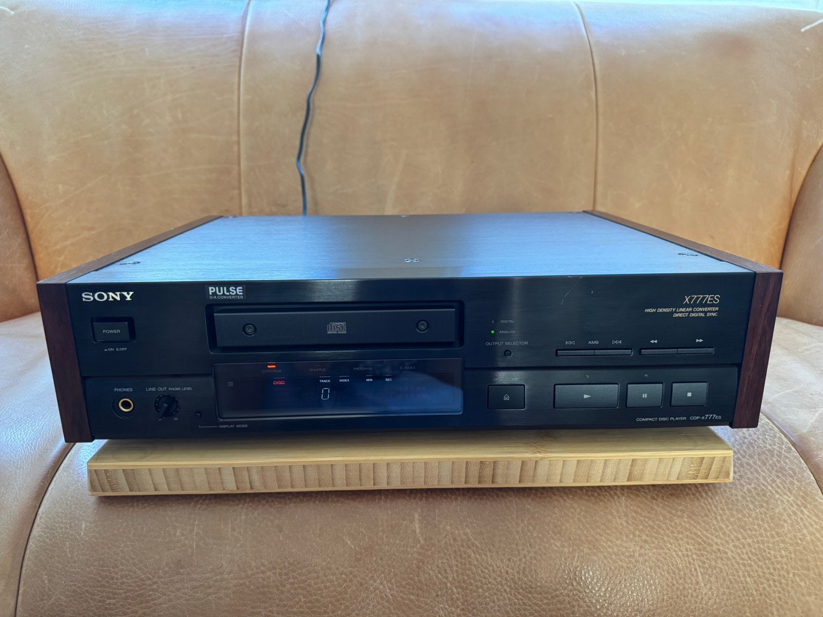 Sony cdp-x777es + originele afstandsbediening, Audio, Tv en Foto, Ophalen, Gebruikt, Sony