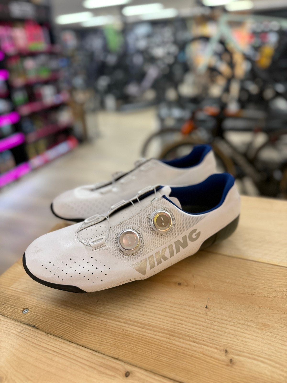Viking racefiets schoenen - Maat 46- Wit carbon, Ophalen, Gebruikt, -, Viking