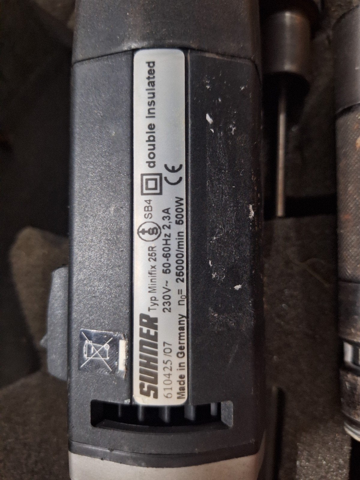Suhner Minifix 25R stiftslijp/freesmachine, Ophalen, Zo goed als nieuw