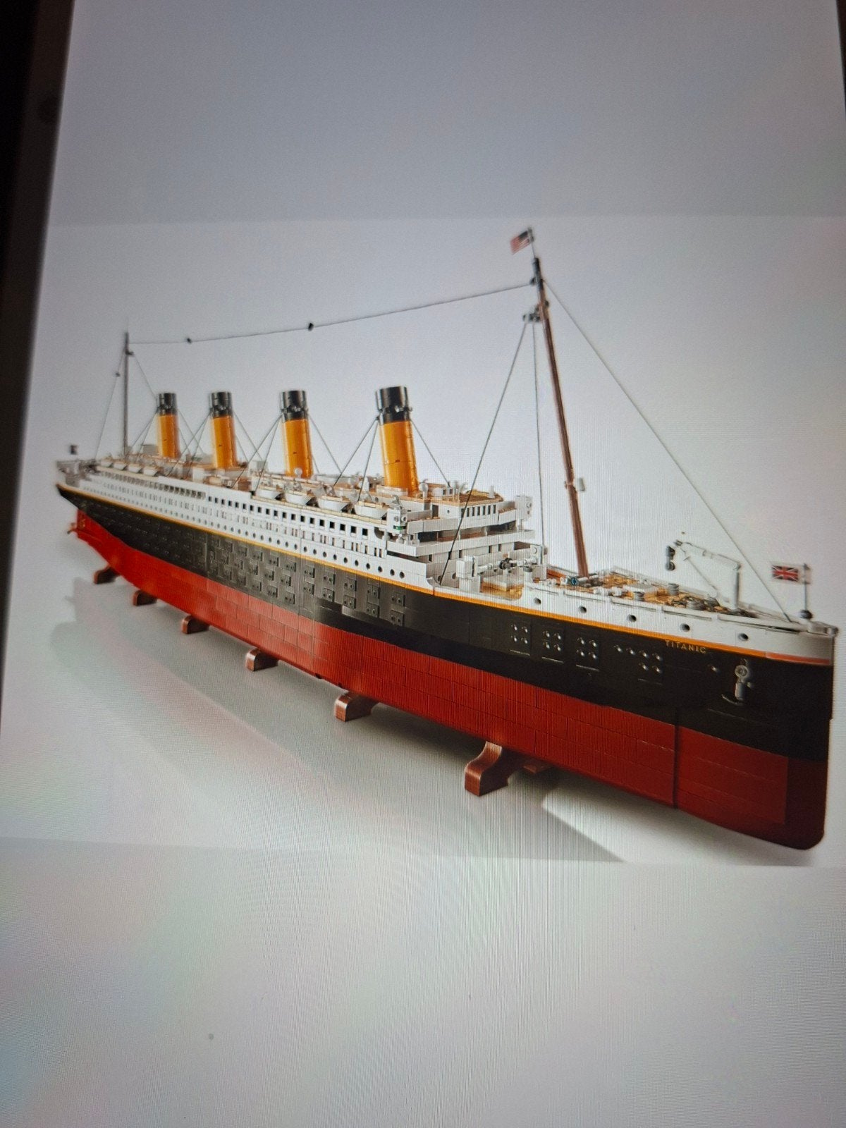 Titanic bouwmodel - reeds gebouwd doe een serieuze  bod, Ophalen of Verzenden, Gebruikt, Overige merken