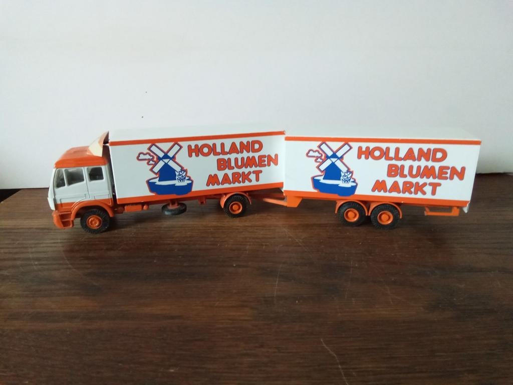 Lion Car Holland Bloemen Markt vrachtwagen met aanhanger, Ophalen of Verzenden