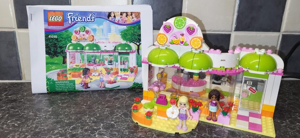 Lego friends 41035 mooie limonadewinkel compleet en netjes., Gebruikt, Lego, Friends, Ophalen of Verzenden