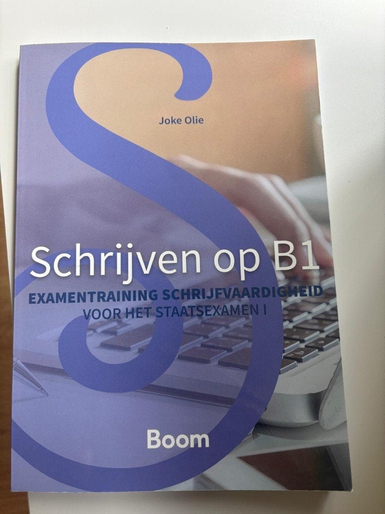 Schrijven op B1 - Joke Olie, Ophalen of Verzenden, Zo goed als nieuw, Nederlands