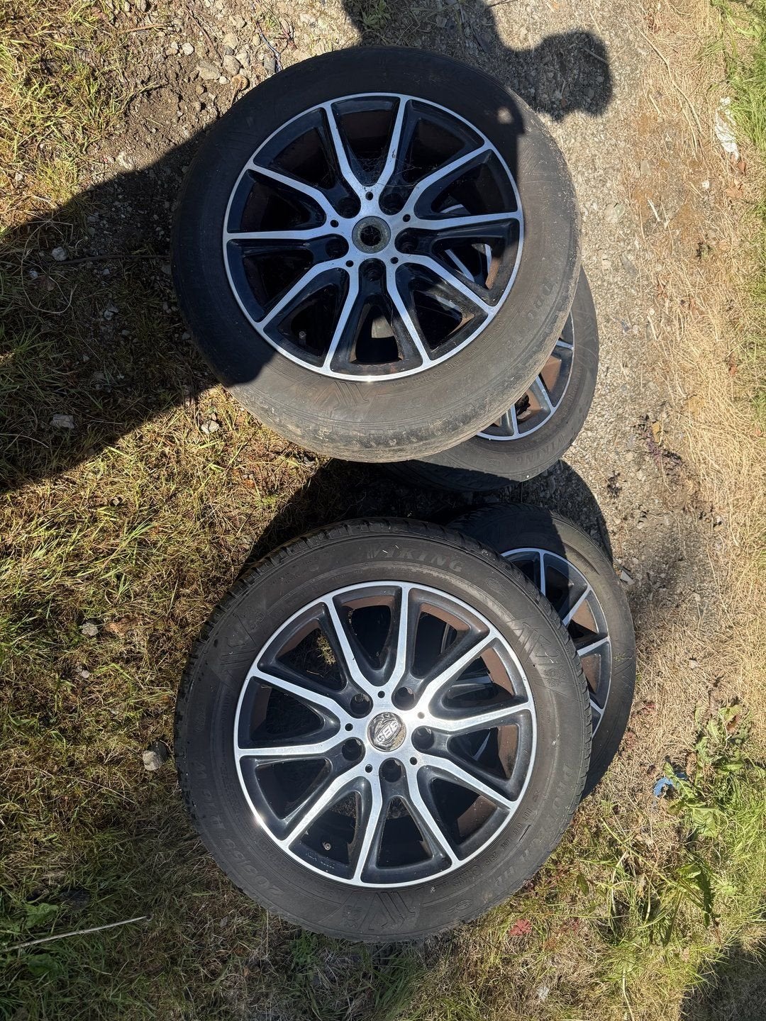 Setje velgen 5x112 16inch, Auto-onderdelen, Banden en Velgen, Gebruikt, -, Ophalen of Verzenden, Band(en)