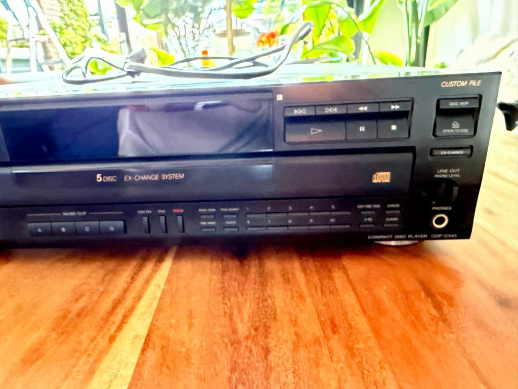 Sony cdp-c545 cd speler 5 cd’s, Ophalen, Gebruikt, Sony