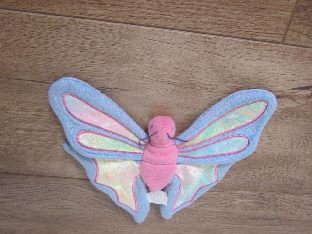 TY pastelkleurige vlinder(s) knuffels met korreltjes vulling, Overige karakters, Overige typen, Wasbaar, Ophalen of Verzenden