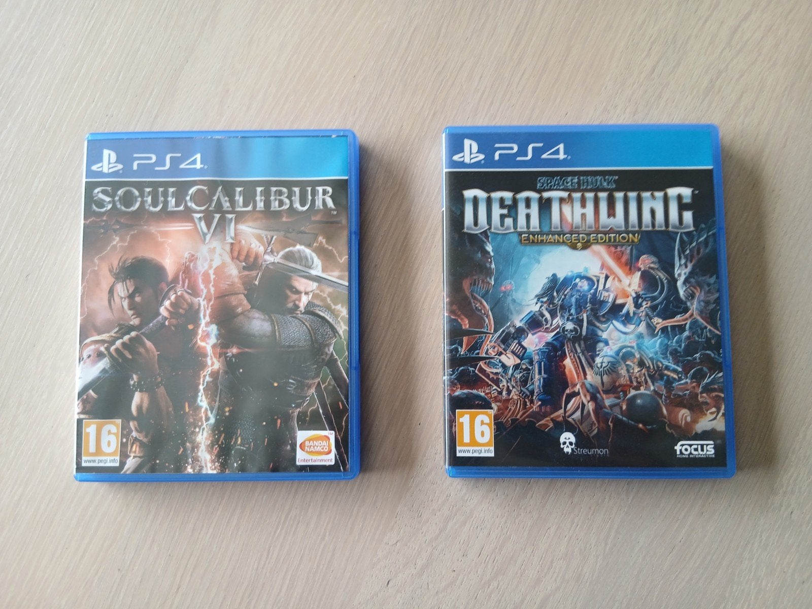 PS4 games: Soulcalibur VI en Space Hulk Deathwing, Vechten, 1 speler, Ophalen of Verzenden, Zo goed als nieuw