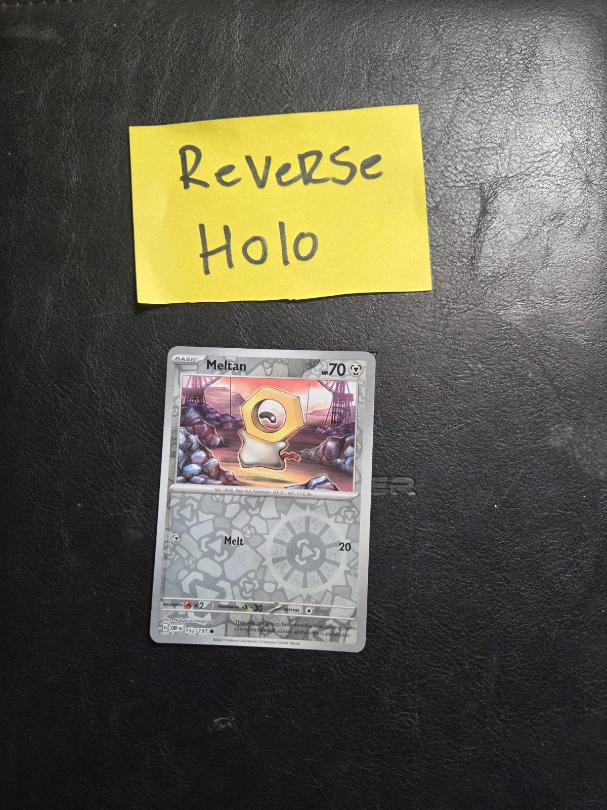 Meltan 152/197 Obsidian flames, Ophalen of Verzenden, Zo goed als nieuw