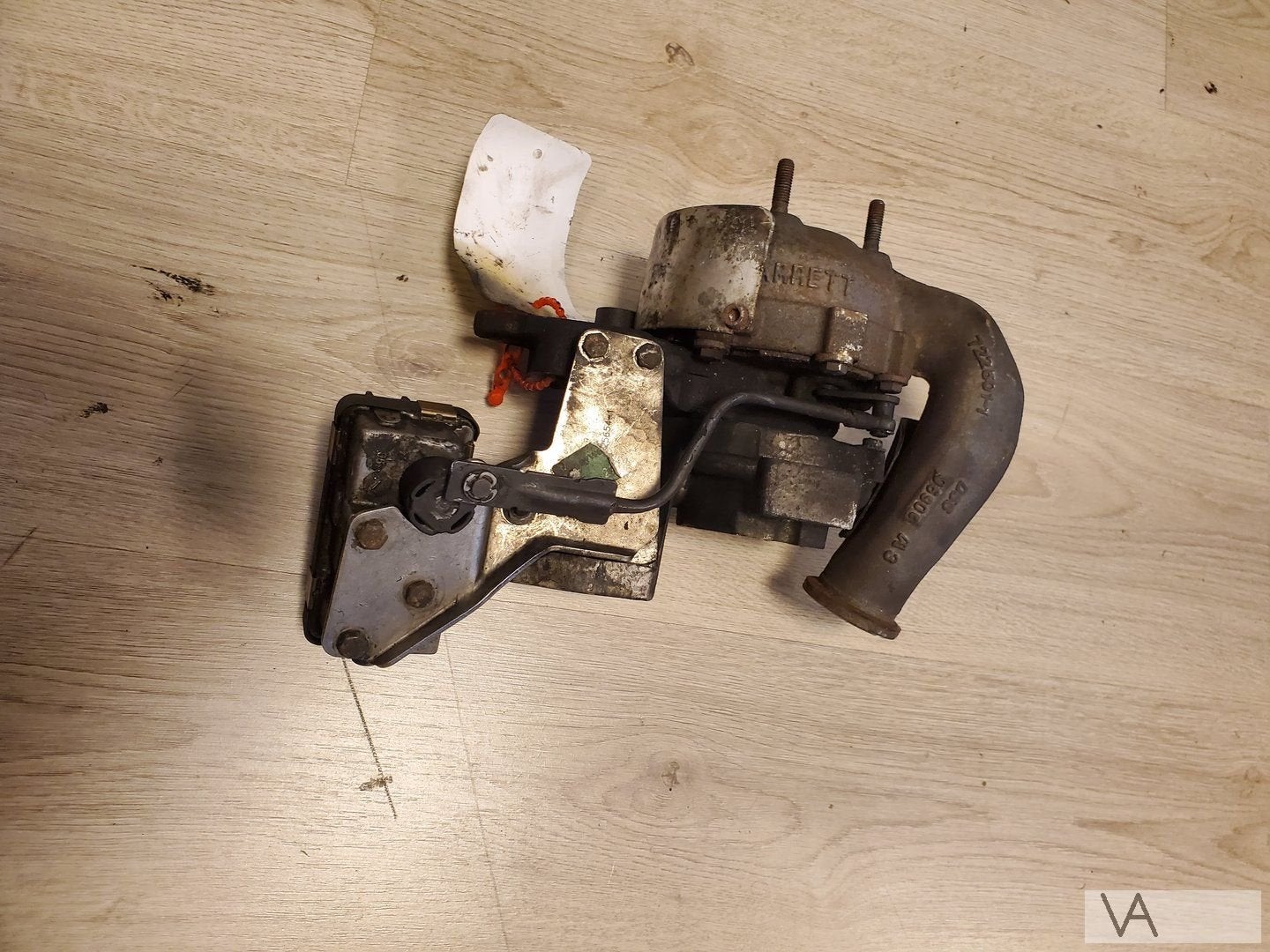 VW Volkswagen Touareg 5.0 V10 diesel turbo rechts 722501, Gebruikt, -, Volkswagen, -