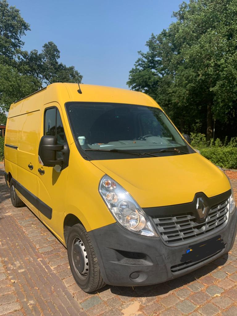 Renault Master 2.3 werkbus camper project, Auto's, Bestelauto's, Voorwielaandrijving, Euro 5, Stof, 4 cilinders