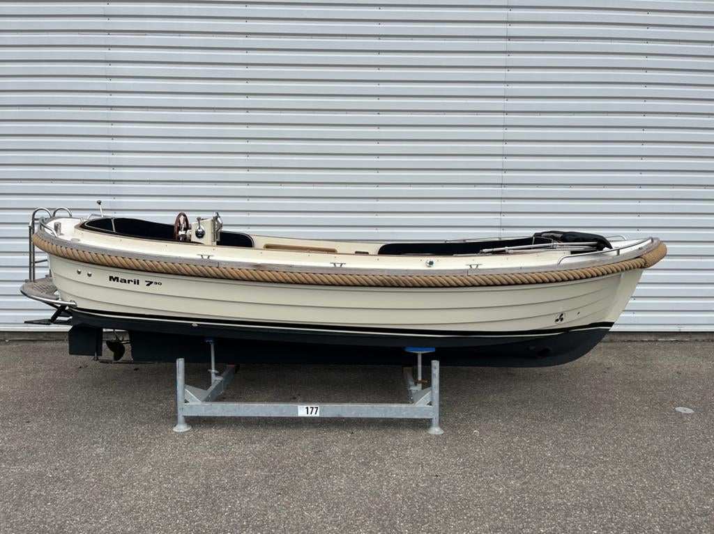 Maril 730 met Yanmar 75pk, Watersport en Boten, Sloepen, Ophalen, Gebruikt, Binnenboordmotor, Maril