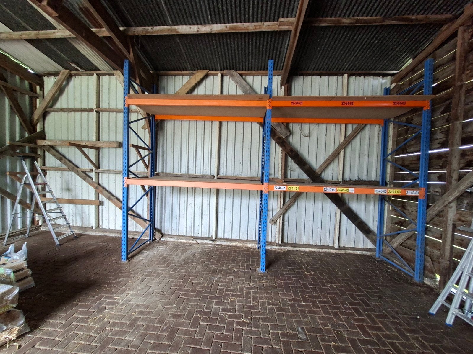 Stevige stellingkast 570x395x110 cm - Ideaal voor opslag, Zakelijke goederen, Ophalen of Verzenden