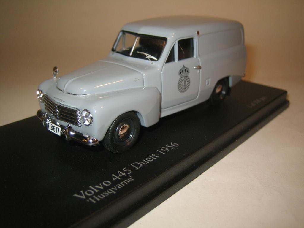 Volvo . Pv445 . Duett 1956. Husqvarna 1:43 nordic collection, Ophalen of Verzenden, Nieuw, Auto, Overige merken