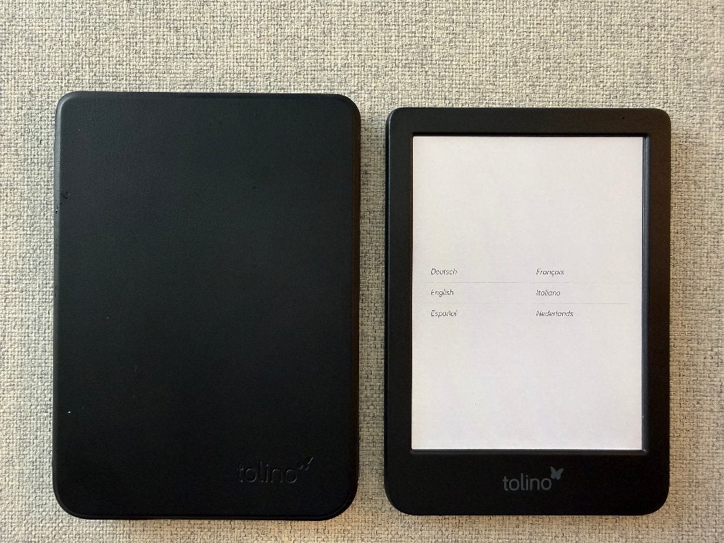 E-Reader Tolino shine color 1.gen T303B 16GB + Cover, Gebruikt, 6 inch of minder, Ophalen of Verzenden, 16 GB of meer