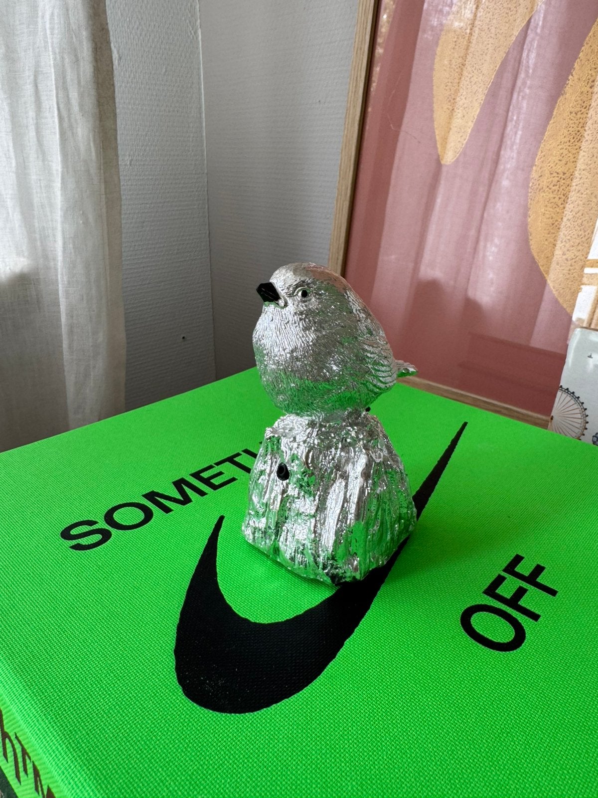 Pols potten vogel, Kunststof, Ophalen of Verzenden, Zo goed als nieuw, Modern