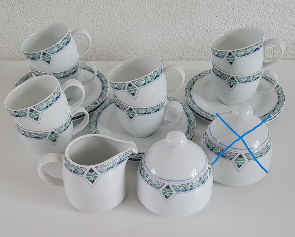 AH servies delen Arzberg Merison, Ophalen of Verzenden, Zo goed als nieuw, Overige stijlen, Kop(pen) en/of Schotel(s)