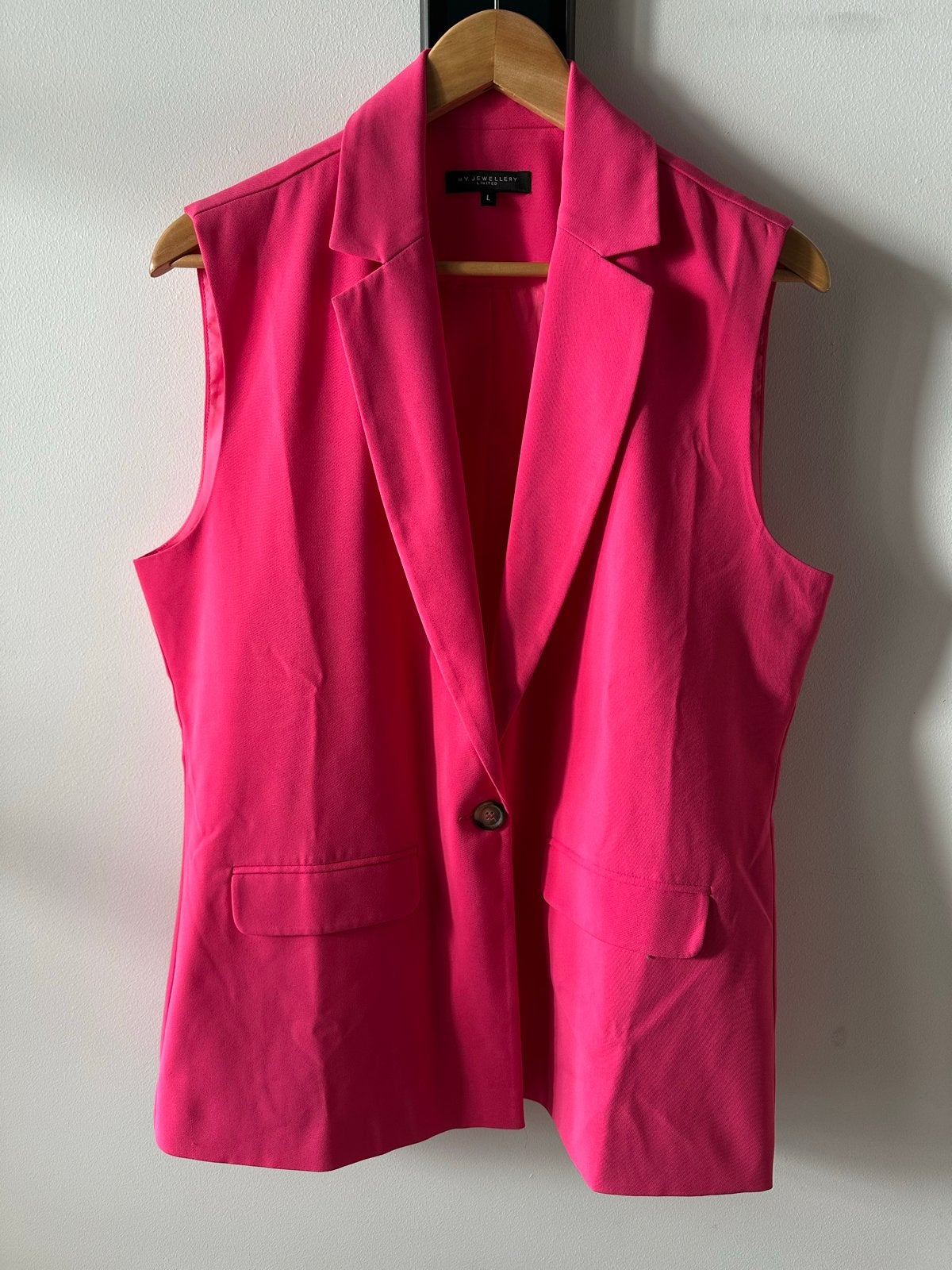 Prachtig roze gilet van My Jewellery, maat L, Ophalen of Verzenden, Zo goed als nieuw, Maat 42/44 (L), Roze