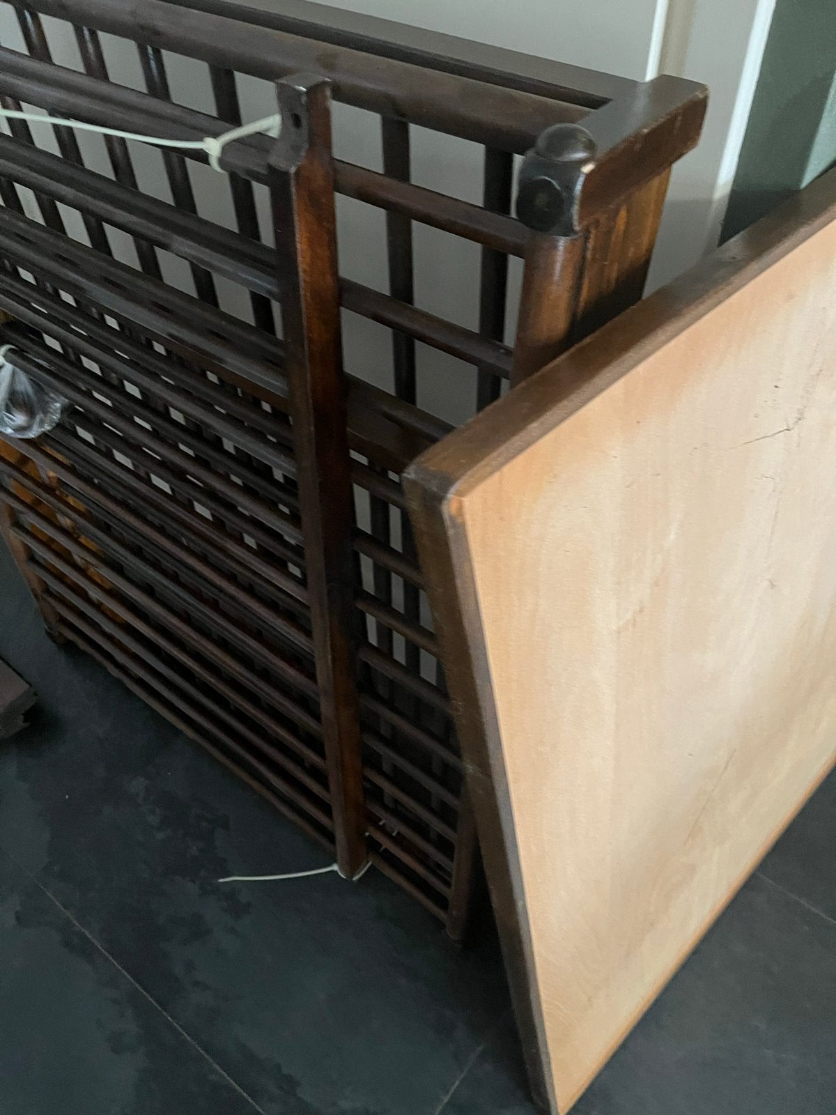Vintage houten box, Ophalen, Gebruikt