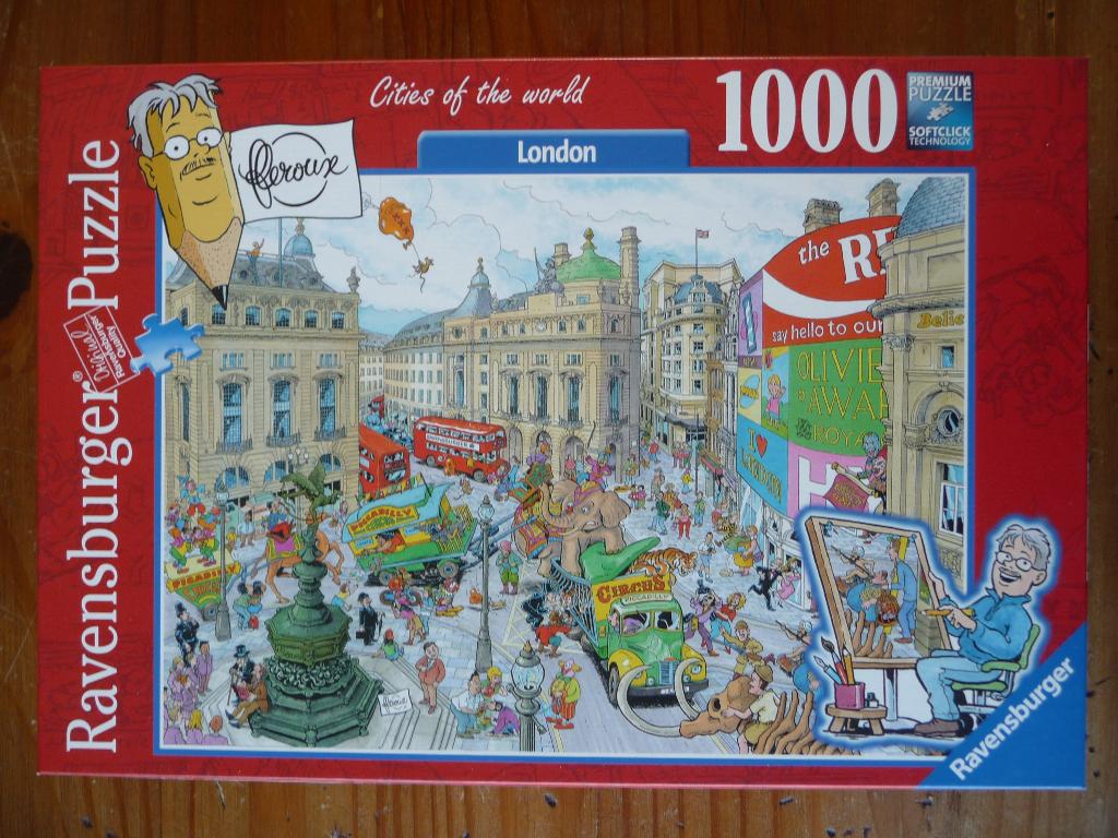 1 x Ravensburger en 1 x Schmidt puzzel a 1000 stukjes., Ophalen of Verzenden, 500 t/m 1500 stukjes, Gebruikt, Legpuzzel