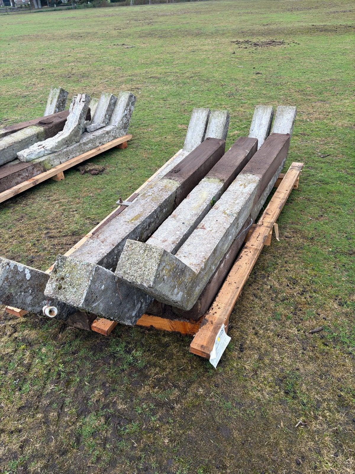 Betonnen palen - Gebruikt, diverse lengtes, Ophalen, Gebruikt, 180 tot 250 cm, Palen