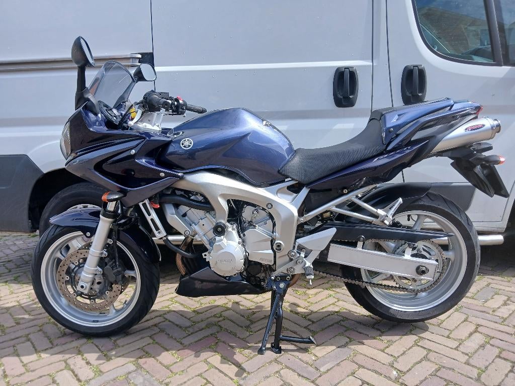 Yamaha FZ6 Fazer 2004, Sportuitlaat, -, 4 cilinders, Motorrijbewijs A