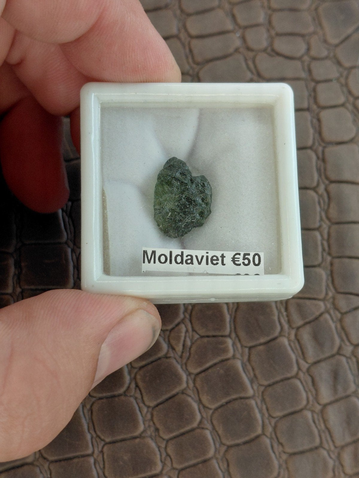 prachtig stukje origineel moldaviet €50, Verzenden, Nieuw